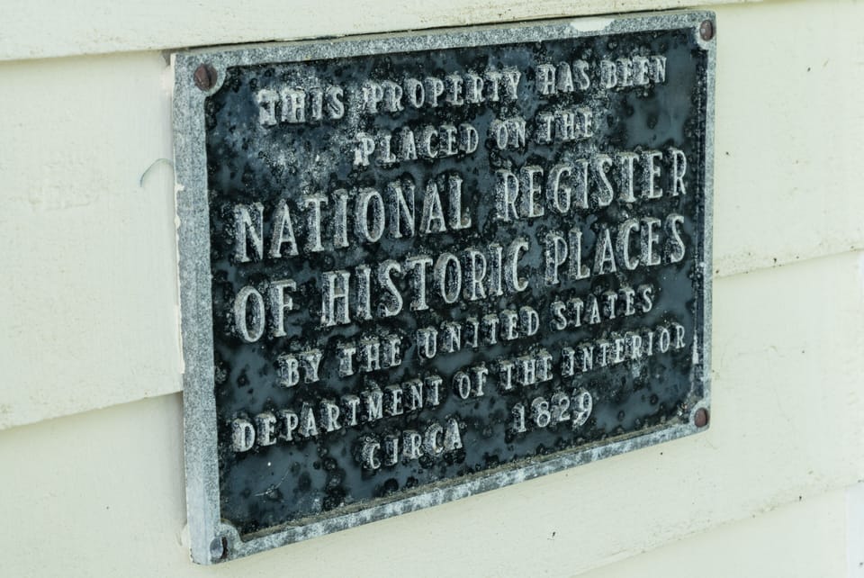 National Historic Site built 1829