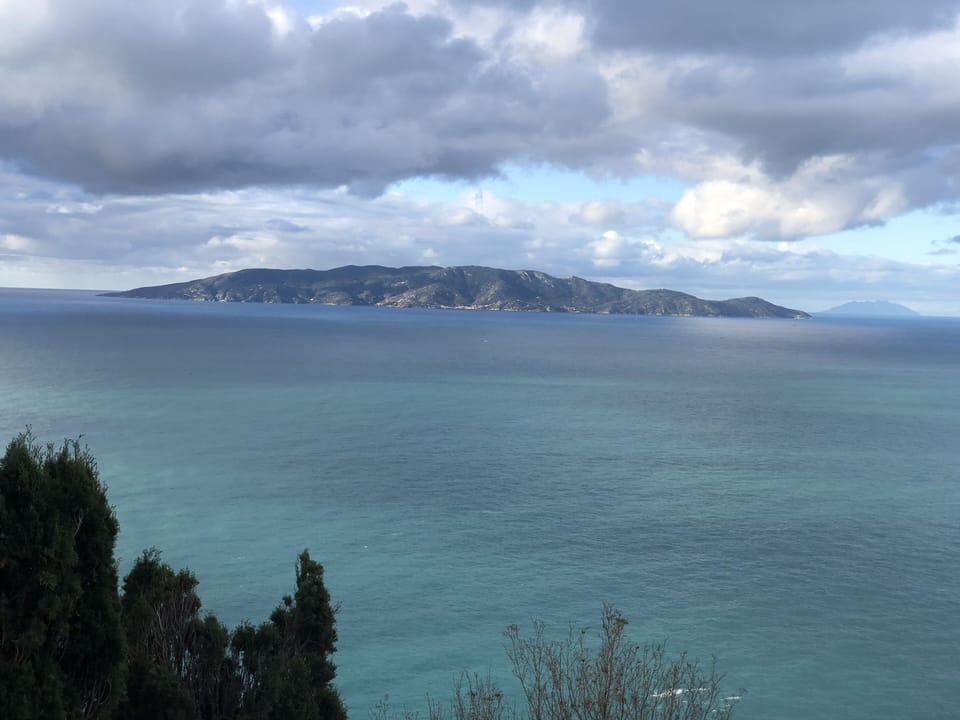 Vista della villa