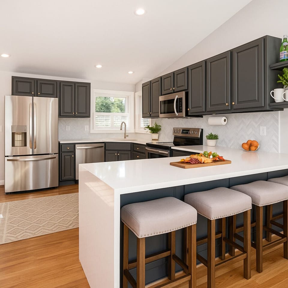 Spacious Kitchen With All the Essentials.