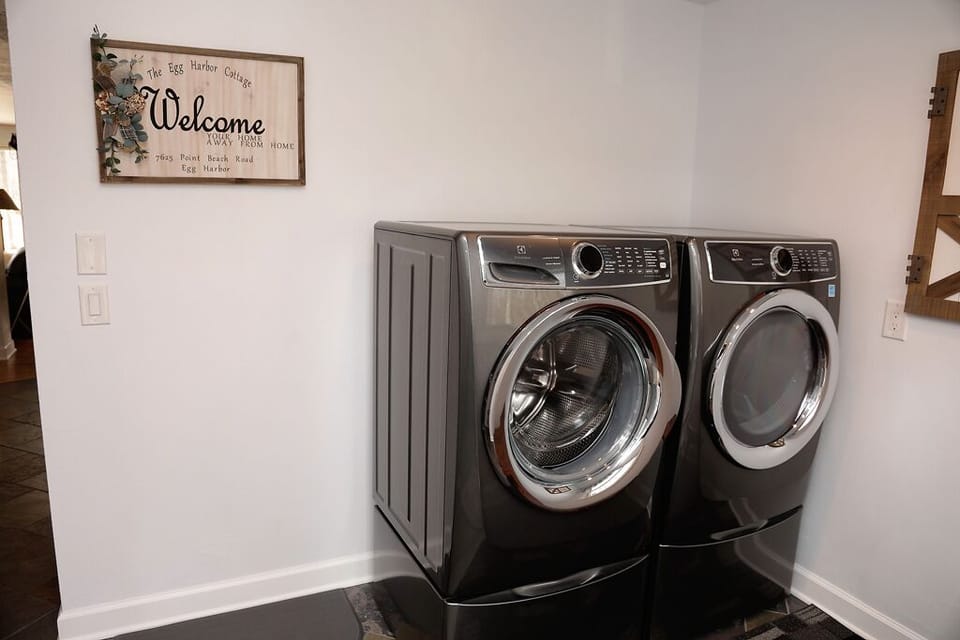First floor washer and dryer 