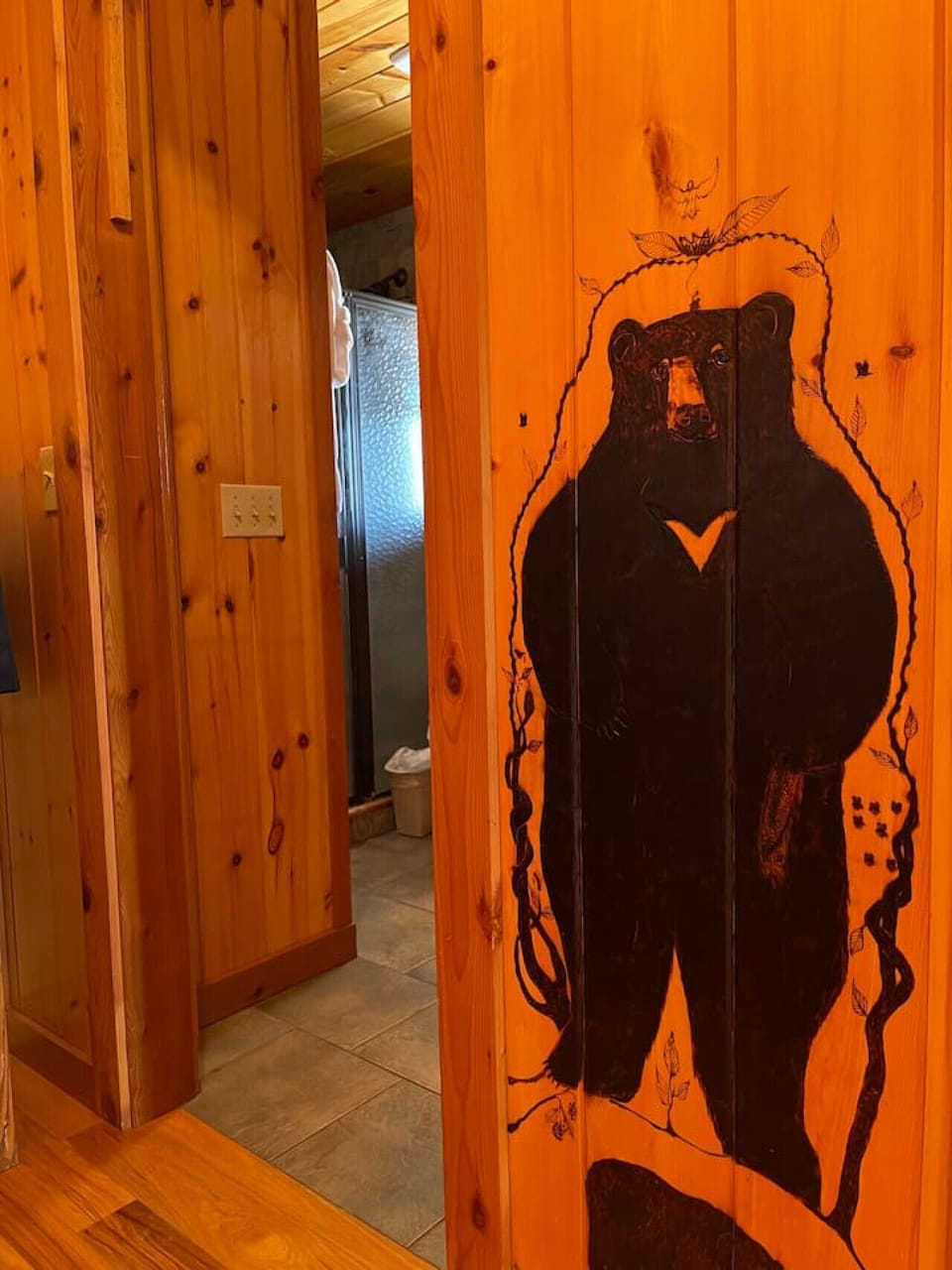 Wood burnings from local artist