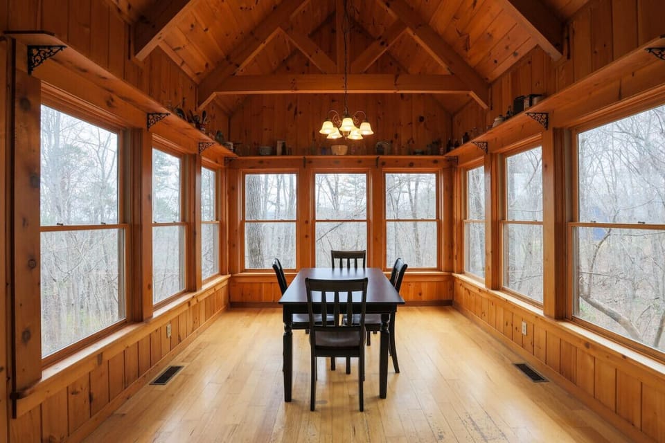 Spacious and private dining room