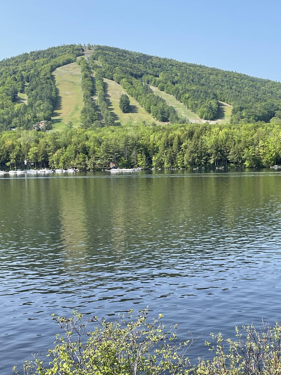 Pleasant Mtn from Route 302 causeway