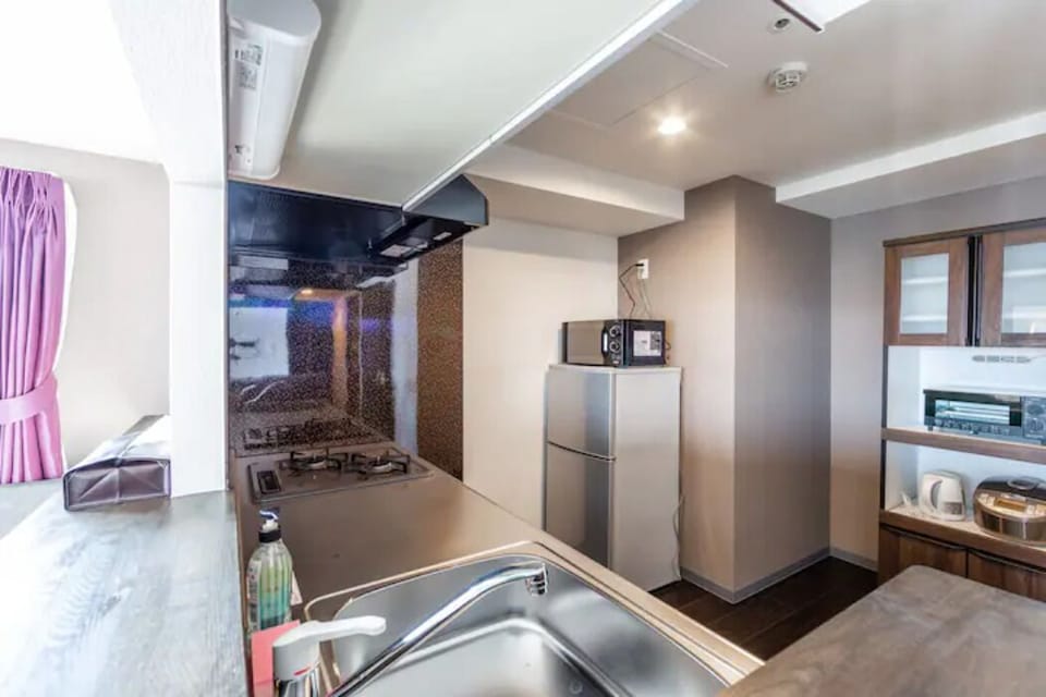 Apartment, Non Smoking | Private kitchenette | Fridge, microwave, stovetop, cookware/dishes/utensils