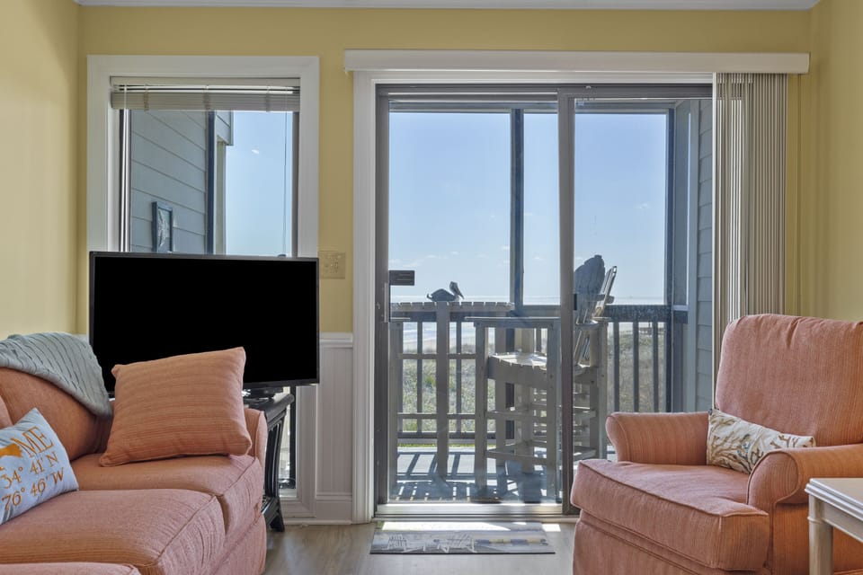 Main Living Area with Gorgeous Deck Views