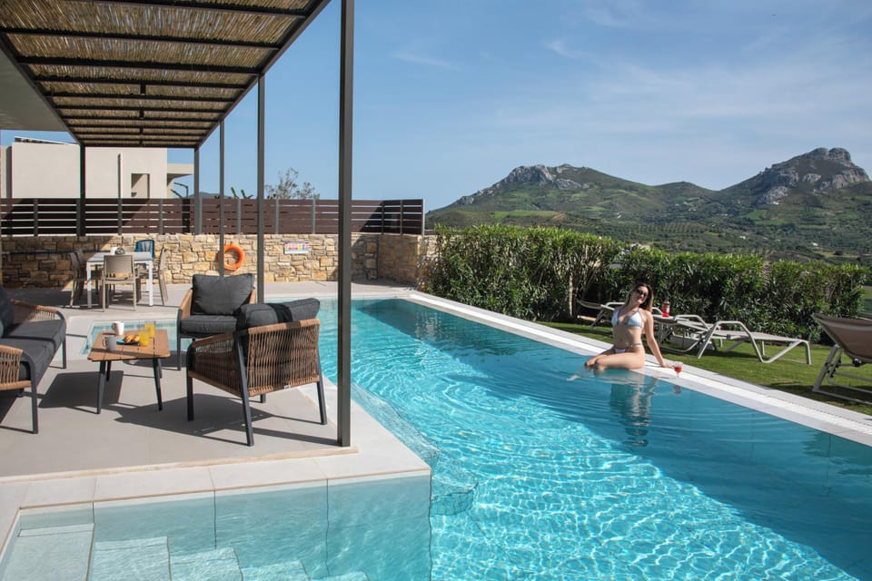 Seating area overlooking the main pool!