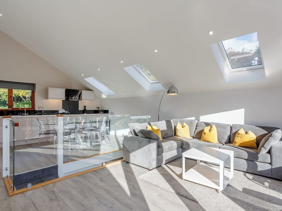 Open plan living space | Waterside Lodge Three - Ashgrove Country Park, Elland