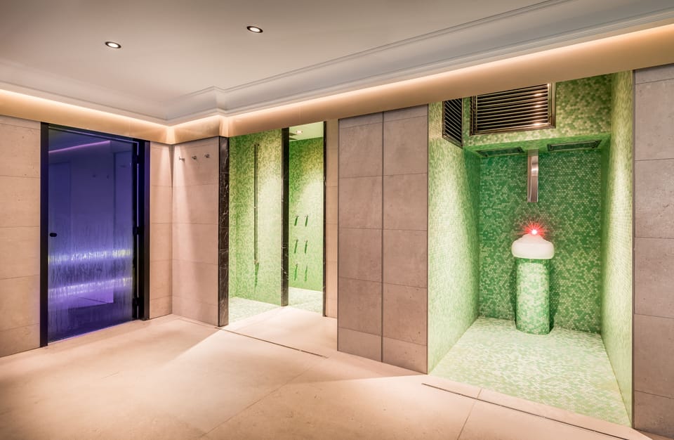 Couples treatment rooms, Turkish bath, body treatments, body scrubs