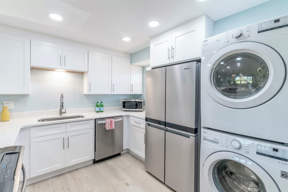 In unit washer and dryer is available for your convenience.