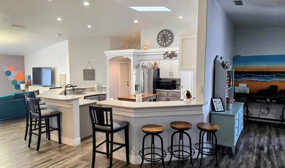 Updated views of the Kitchen - more open and lighting!