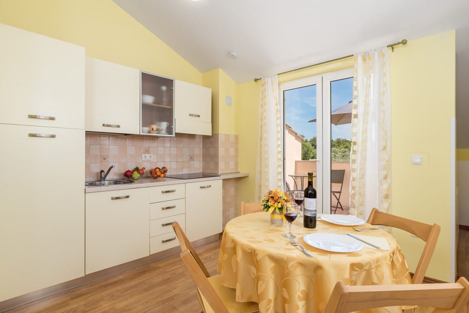 Kitchen and dining area