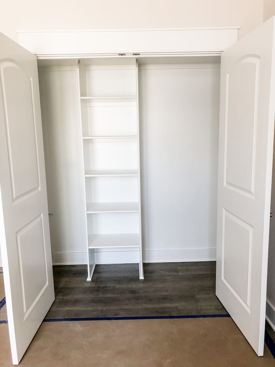 First Level Bedroom Closet. All bedrooms have custom made closet storage.