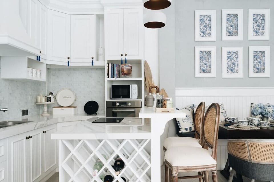 Get all of the kitchen amenities in our villa
