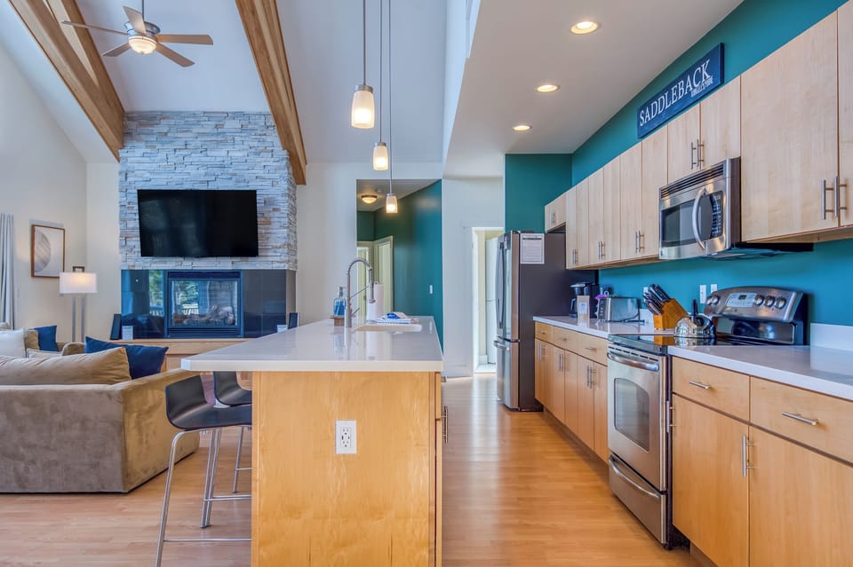 Fully equipped kitchen