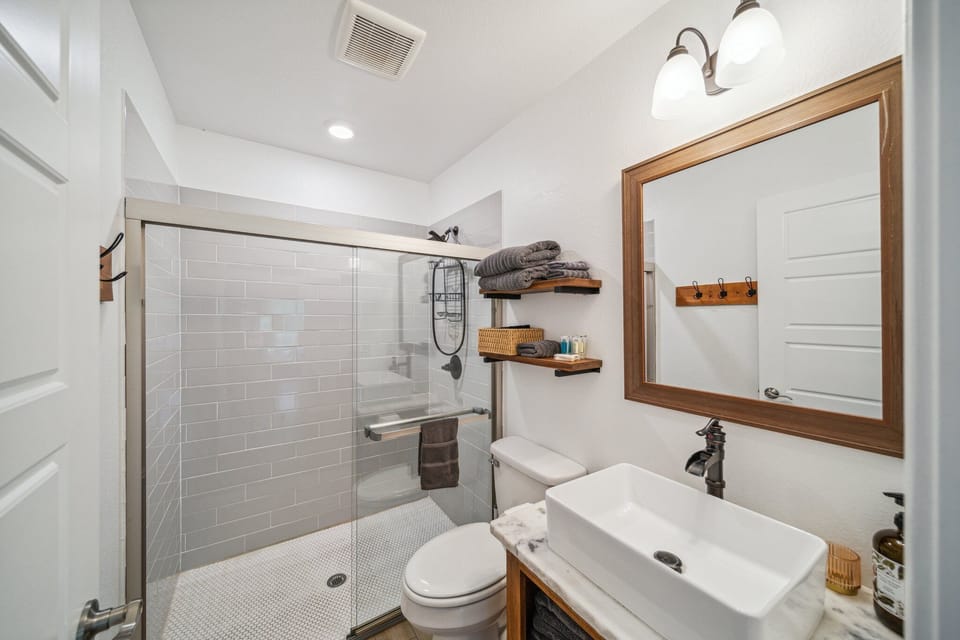 Full bathroom with shower 