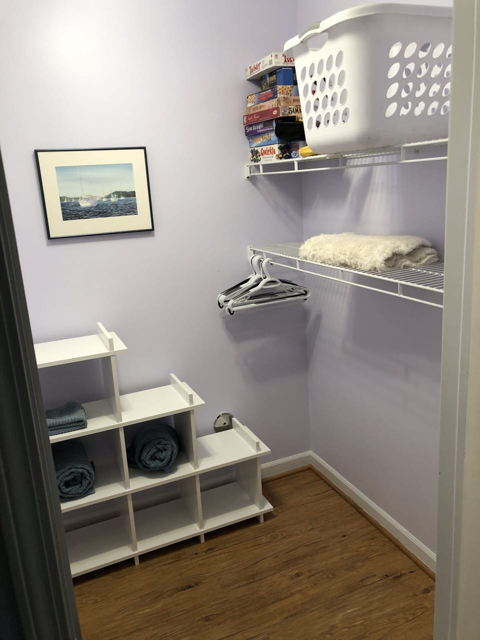 That extra closet with a sink