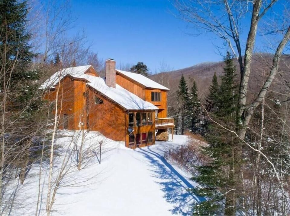 The south side of the house (the apartment is the entire 1st floor) & Gilpin Mountain