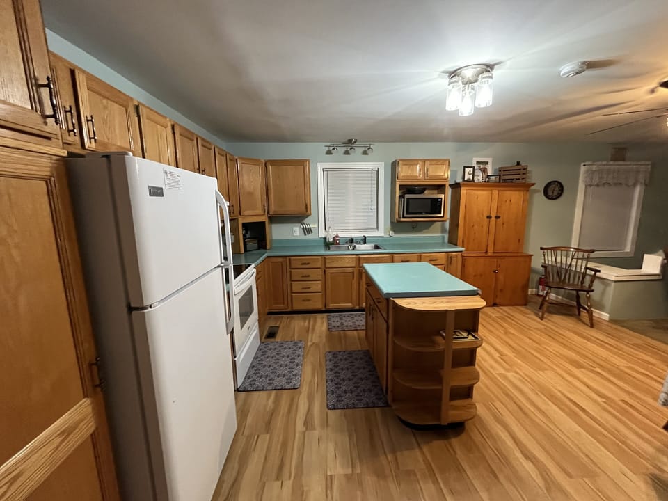 Kitchen with island