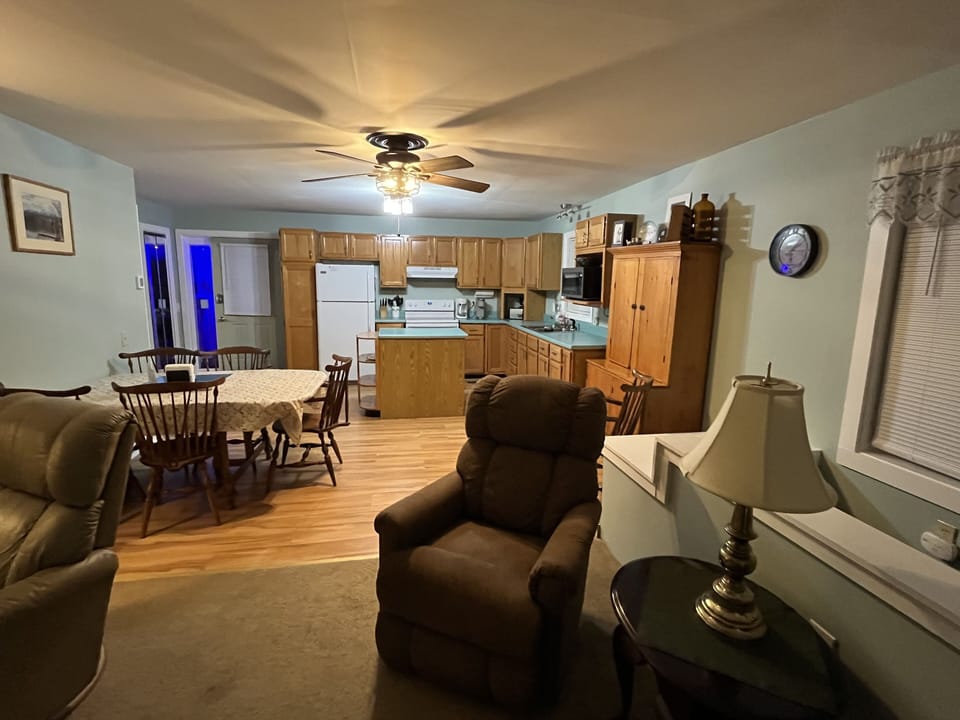 View looking into kitchen/dining area