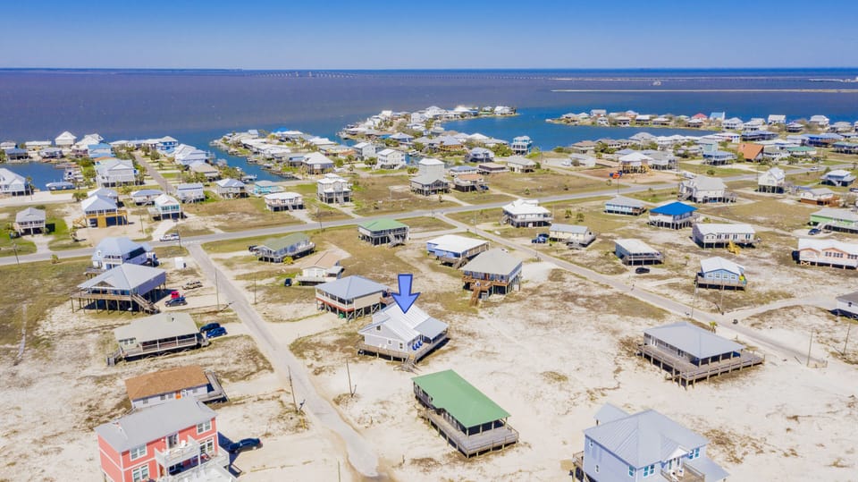 Aerial View Barefoot Bungalow