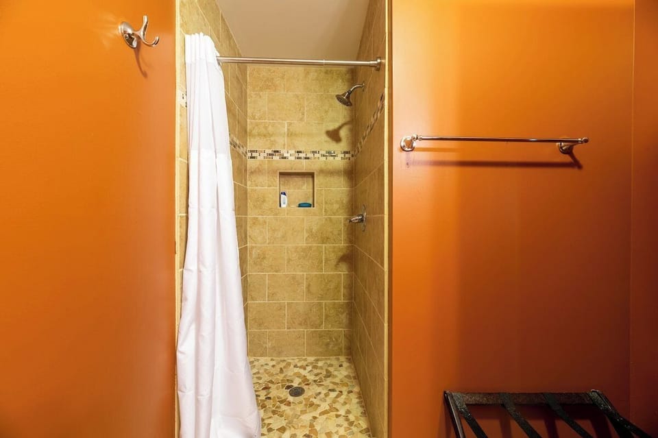 Full bathroom connected to the master bedroom with walk-in shower