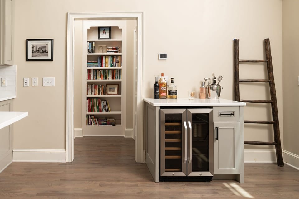 Wine/Beverage Cooler. Help yourself to a good read! Take a book. Leave a book.