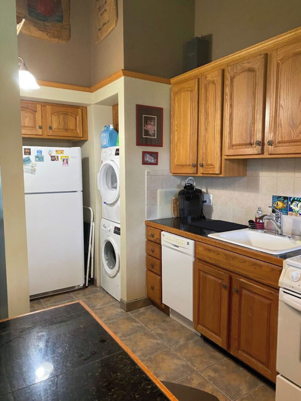 Full size washer and dryer