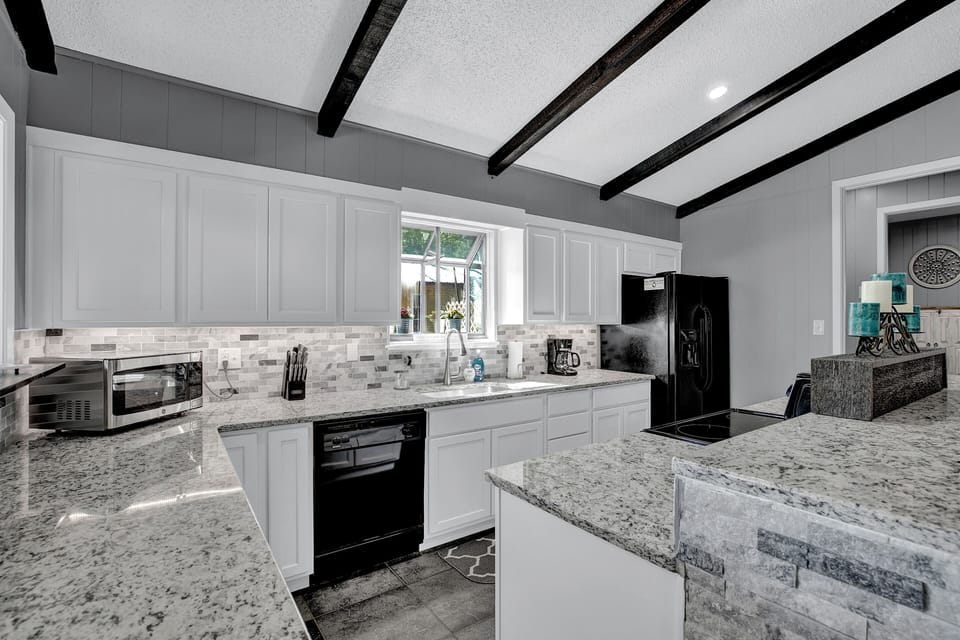Newly built fully stocked kitchen 