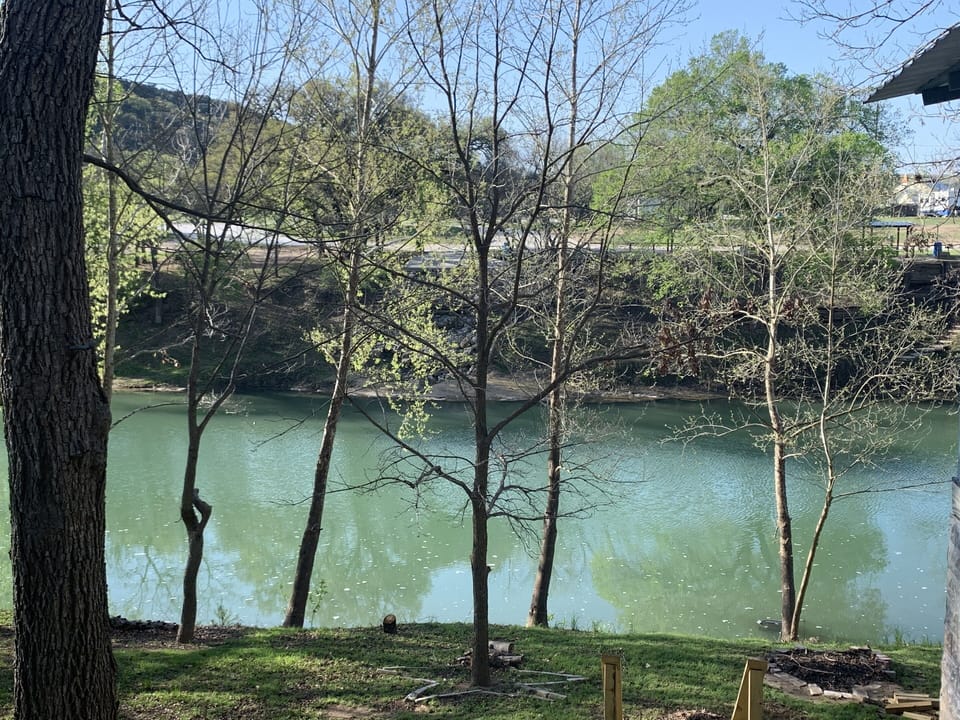 Backyard View of the Guadalupe River 