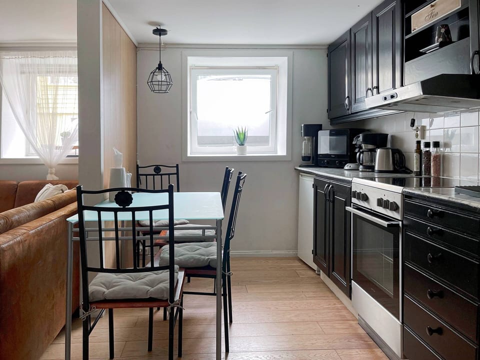 Apartment, 2 Bedrooms, Smoking, Sauna | Private kitchen | Fridge, microwave, coffee/tea maker, electric kettle