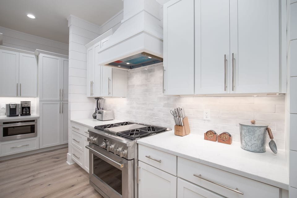 Kitchen with modern appliances