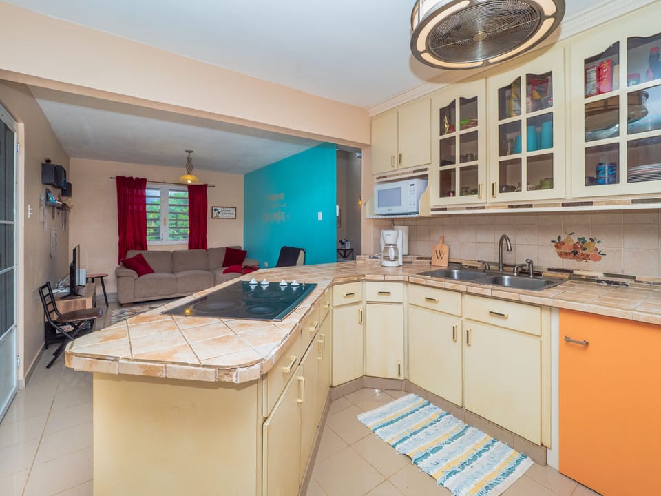 Family room off of kitchen, perfect for entertaining.