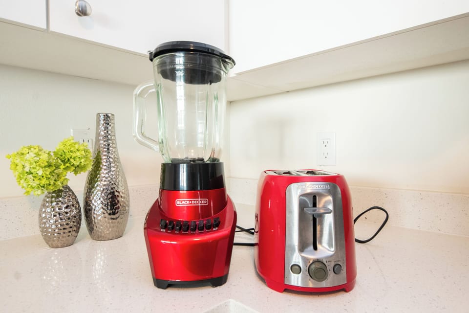All of your basic appliances are provided.
