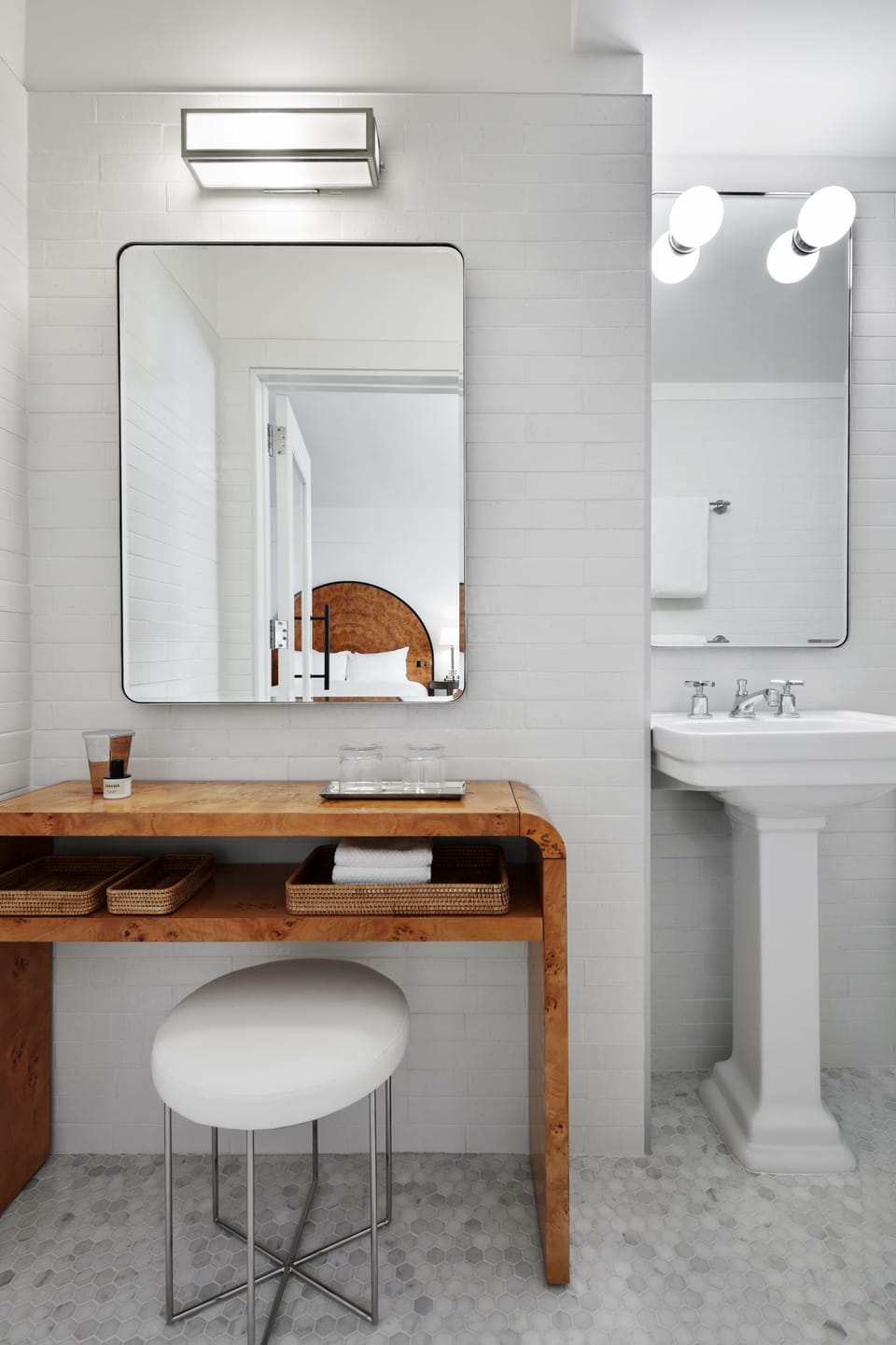 Shower, designer toiletries, hair dryer, bathrobes