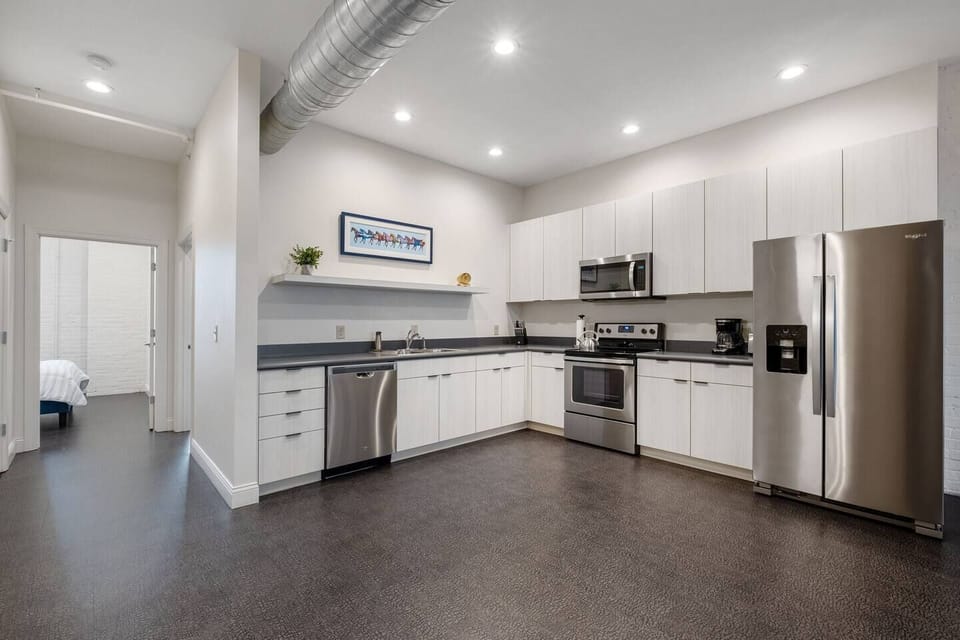 Large open and modern kitchen