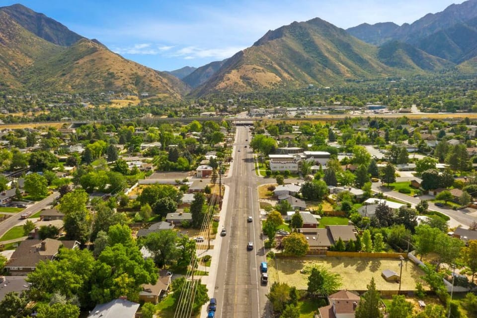 A view of beautiful Millcreek Canyon that is just a few minutes from the house.