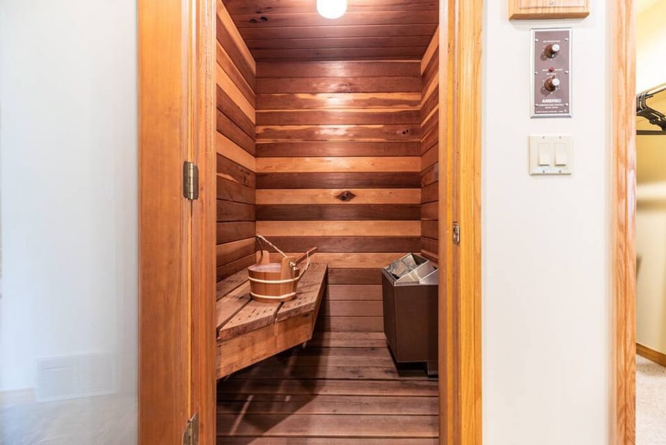 Spacious, modern, and complete with a sauna