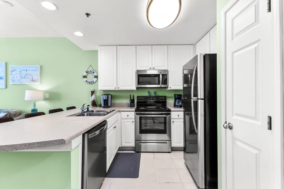 Kitchen area. 