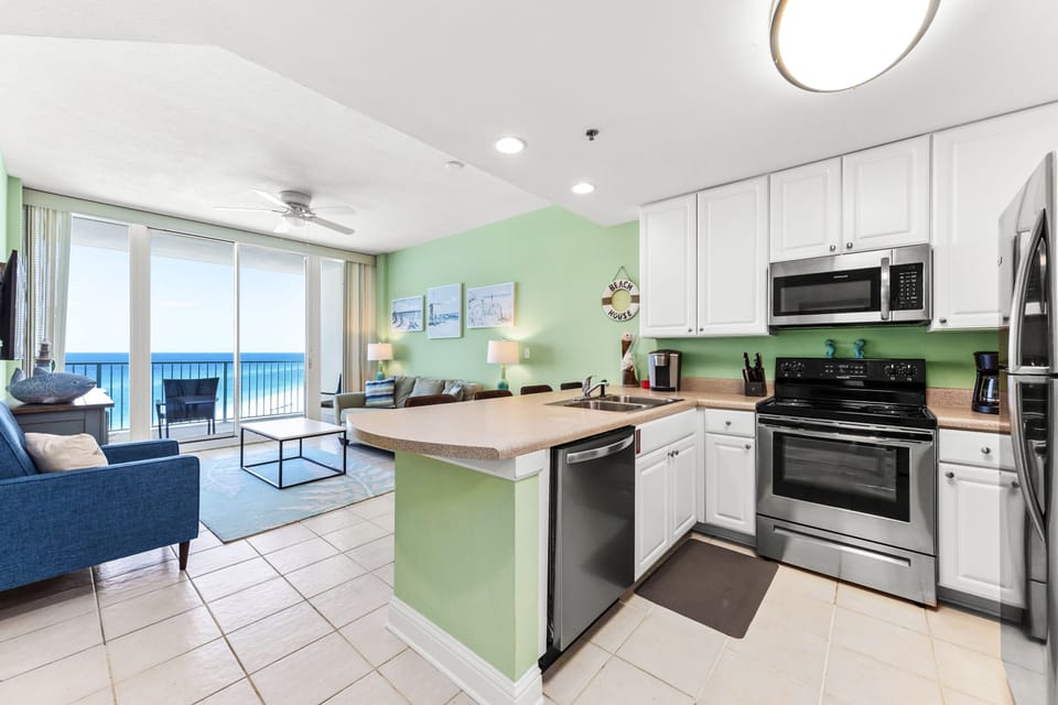 Kitchen area. 