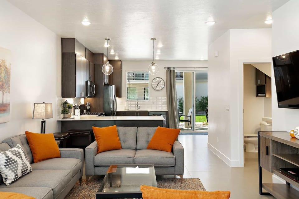 Townhome, 4 Bedrooms | Living area | Smart TV
