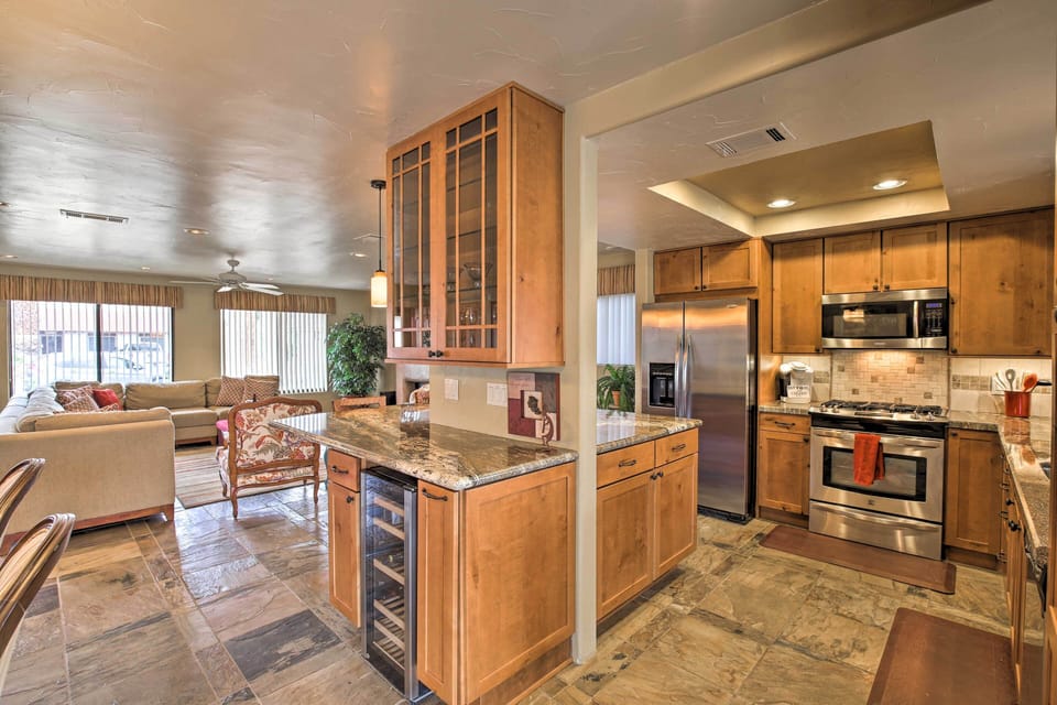 Kitchen | Fully Equipped | Stainless Steel Appliances