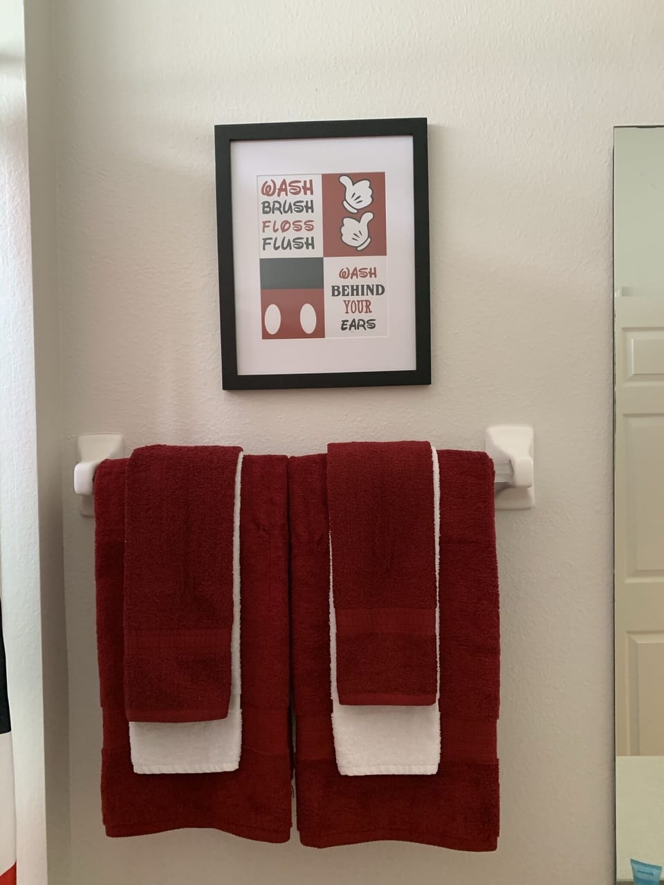 Mickey Mouse themed bathroom 
