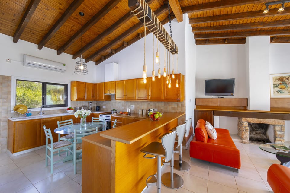 Villa, 3 Bedrooms, Smoking, Private Pool | Private kitchen | Coffee/tea maker, fridge, microwave, oven