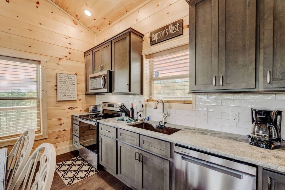 Fully stocked kitchen