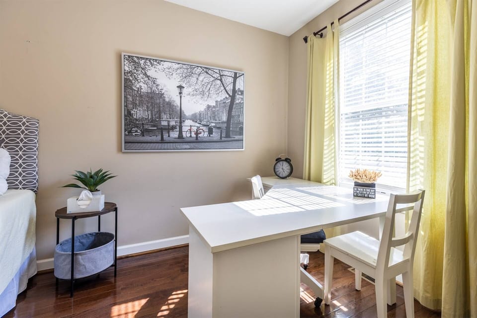 Working on vacation? Enjoy the wifi throughout the home and the desk space in the main floor bedroom.
