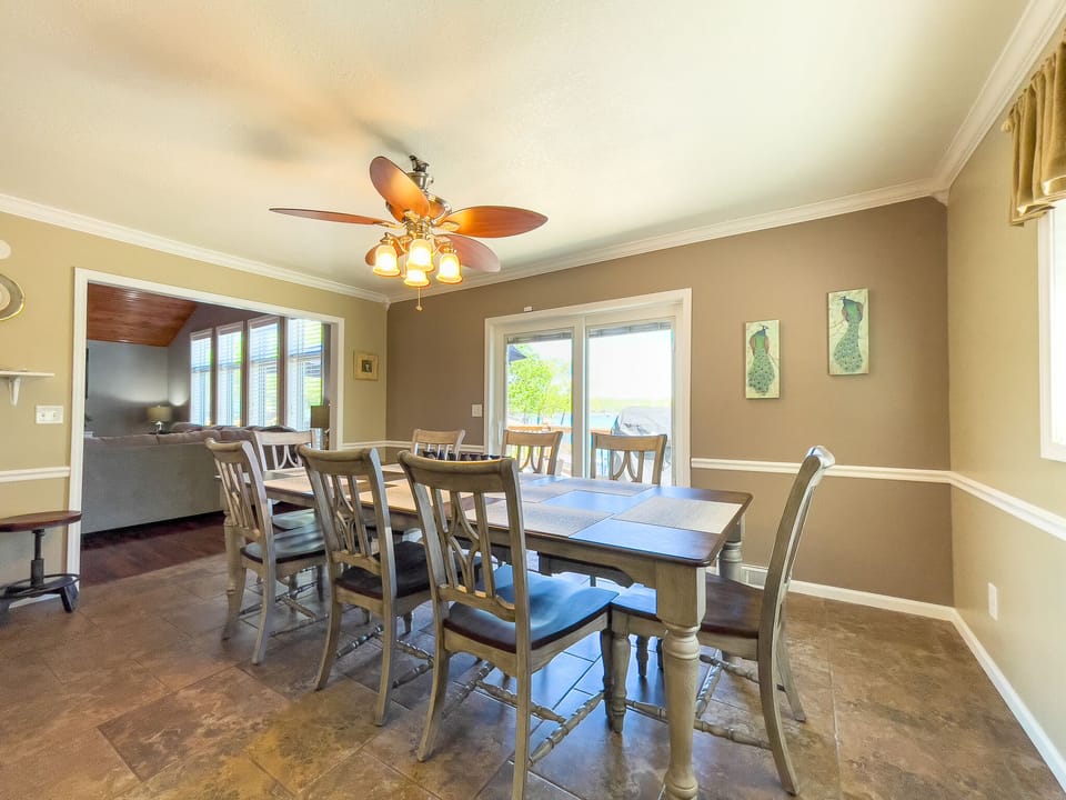 Dining area on main level