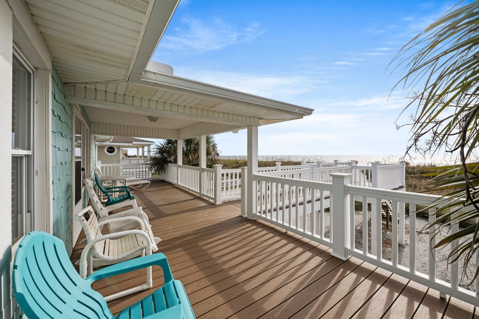 Have morning coffee on the front deck and watch the sunrise.