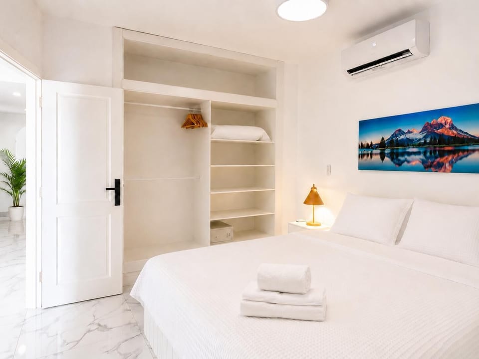 Double bedroom with A/C