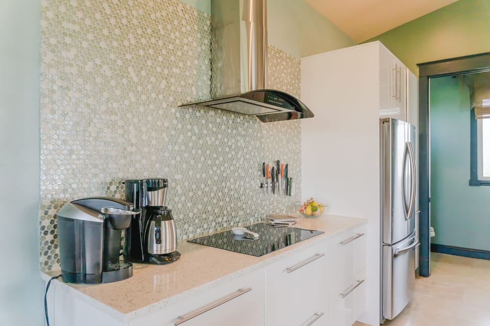 2nd refrigerator and half bath