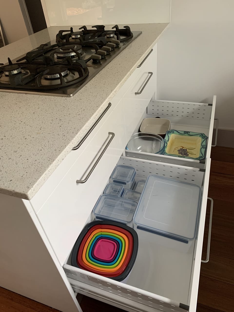 Well stocked kitchen...